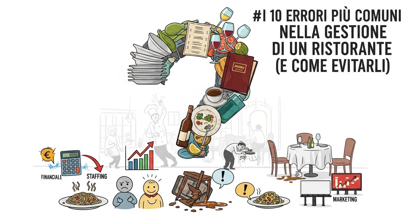 I 10 Errori Più Comuni nella Gestione di un Ristorante (e Come Evitarli)